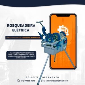 Locação de Rosqueadeira Elétrica