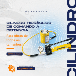 Locação de Cilindro Hidráulico de Comando á Distancia