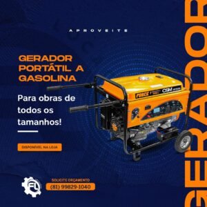 Locação de Gerador Portátil a Gasolina