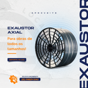 Locação de Exaustor Axial