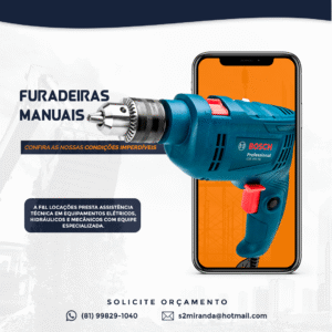 Locação de Furadeiras Manuais