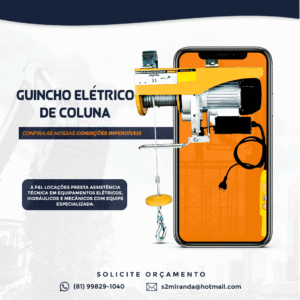 Locação de Guincho Elétrico de Coluna