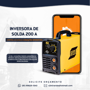 Locação de Inversora de Solda