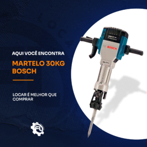 Locação de Martelo Demolidor 30 KG