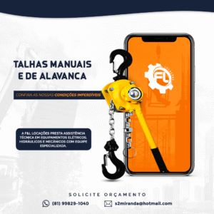 Locação de Talhas Manuais e de Alavanca