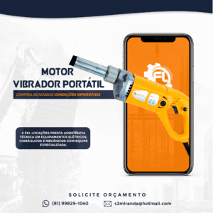 Locação de Motor Vibrador Portátil