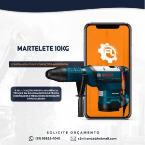Locação de Martelete 10KG