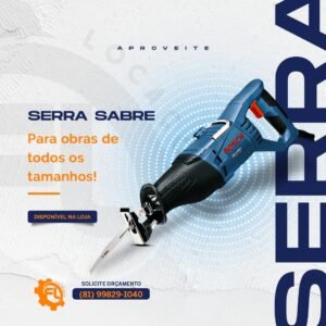 Locação de Serra Sabre